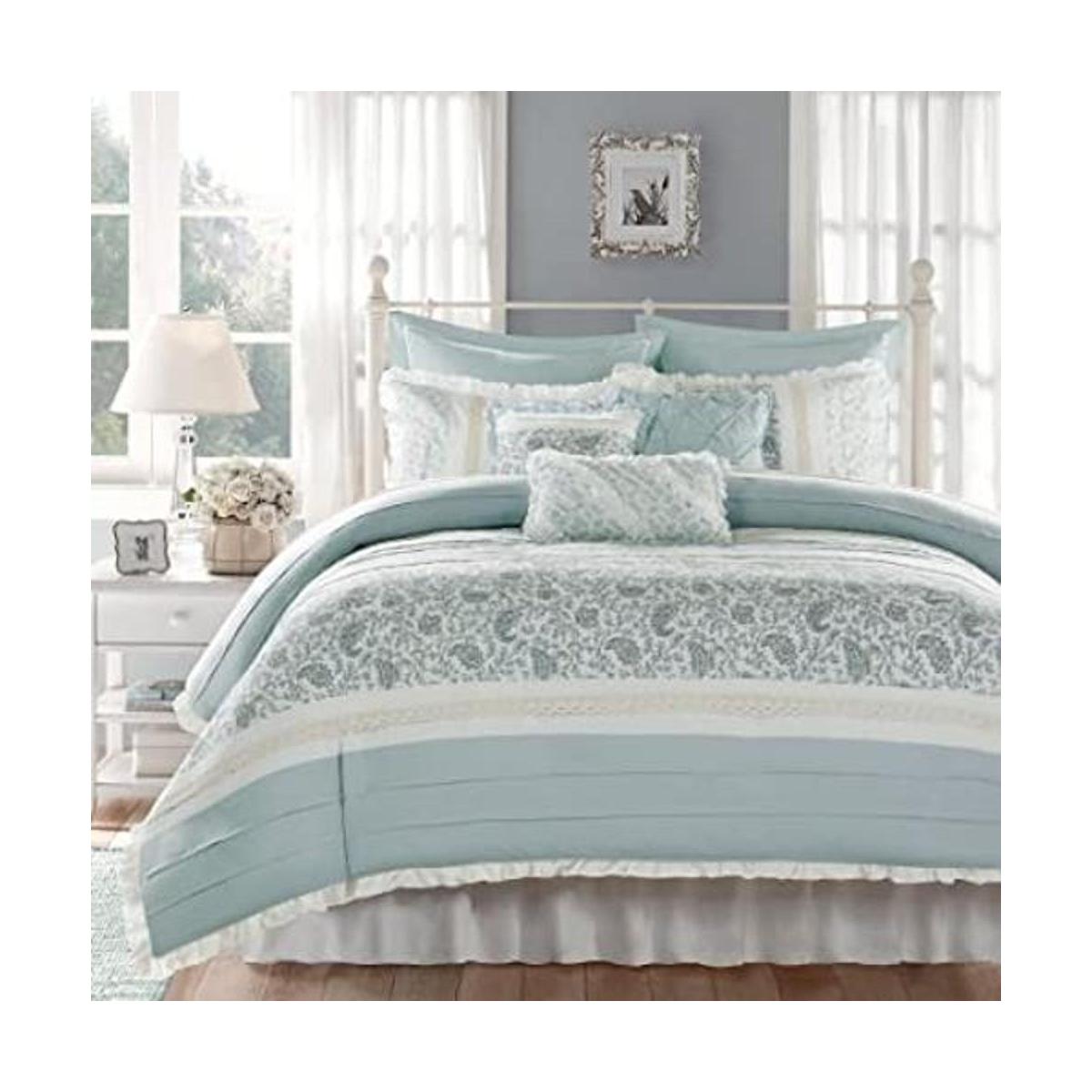 Madison Park Dawn Juego de funda de duvet 9 piezas 100