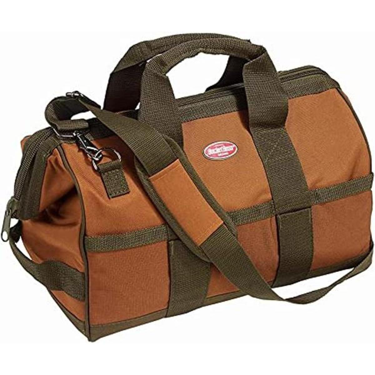 Bucket Boss Gatemouth 16 Bolsa de herramientas en marrón