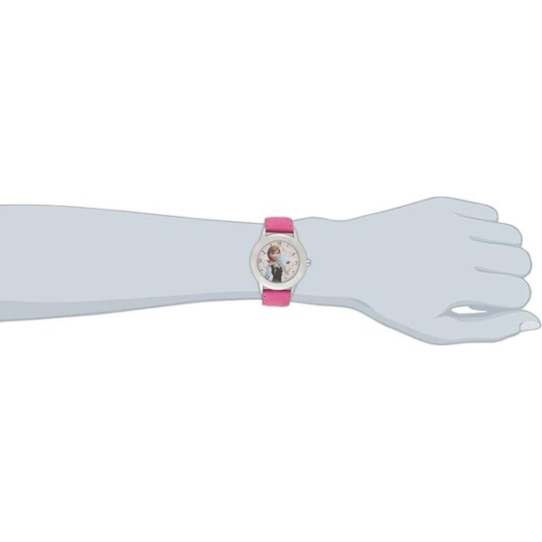 Disney W000974 Frozen Tween Anna Reloj de acero inoxidable_2