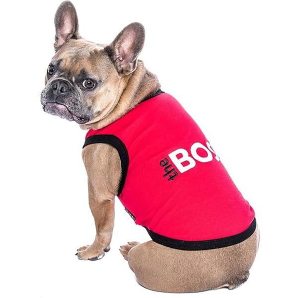 Parisian Pet Dog Cat Clothes Tee Shirts Embroidered TShirt_3