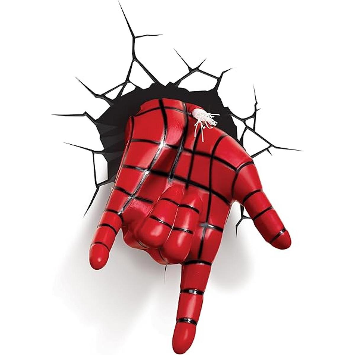 Luz decorativa para pared 3D de Spiderman.
