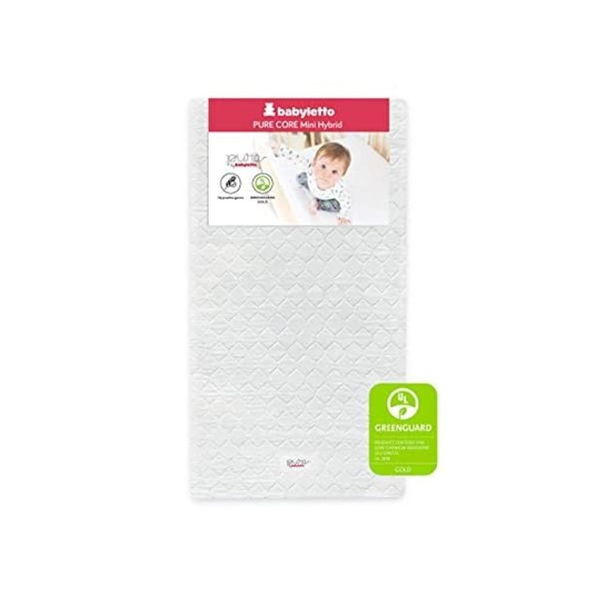 Babyletto Pure Core Mini colchón para cuna cubierta