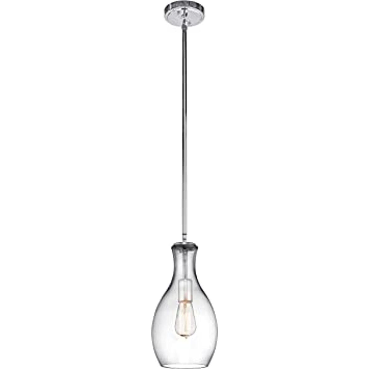 Kichler Everly Colgante de cristal transparente de 13.75