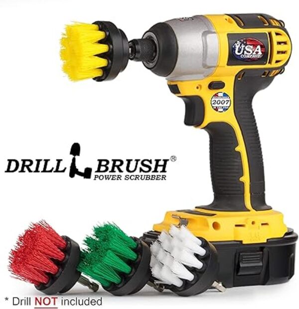 Drillbrush Brochas de limpieza de diámetro pequeño para_4