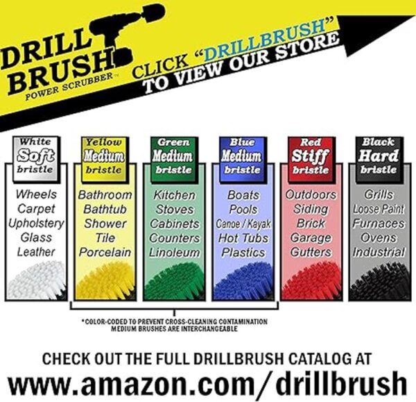 Drillbrush Brochas de limpieza de diámetro pequeño para_3