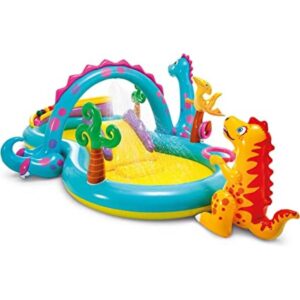 Centro de juego inflable tierra de dinosaurios de Intex_1