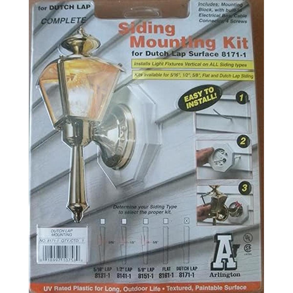 Arlington 81711 Kit de montaje de revestimiento para