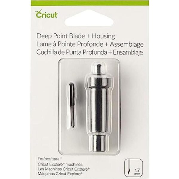 Cricut Hoja de punta profunda carcasa hoja de corte con_1