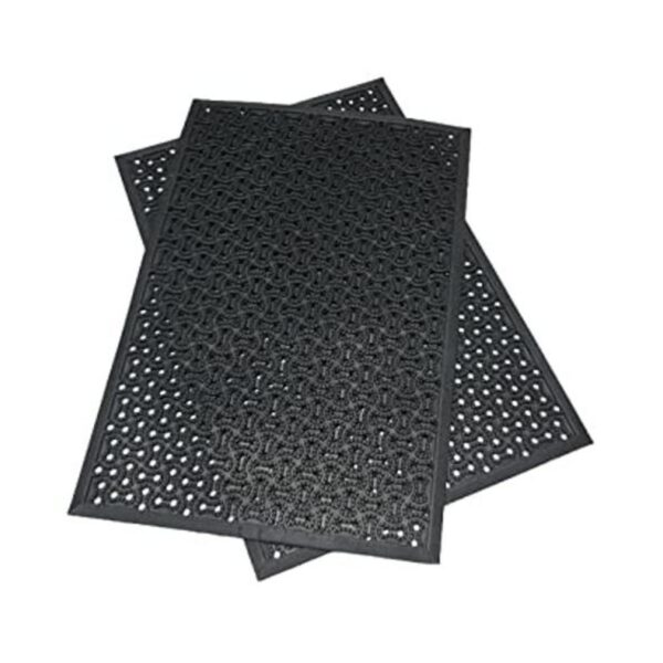 RubberCal 03236DR DuraScraper Drainage tapete comercial_1