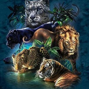 Big Cat Prowess Rompecabezas de 1000 piezas_1