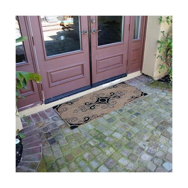 RubberCal. Traditional Fleur de Lis French Mat. Tapete_3