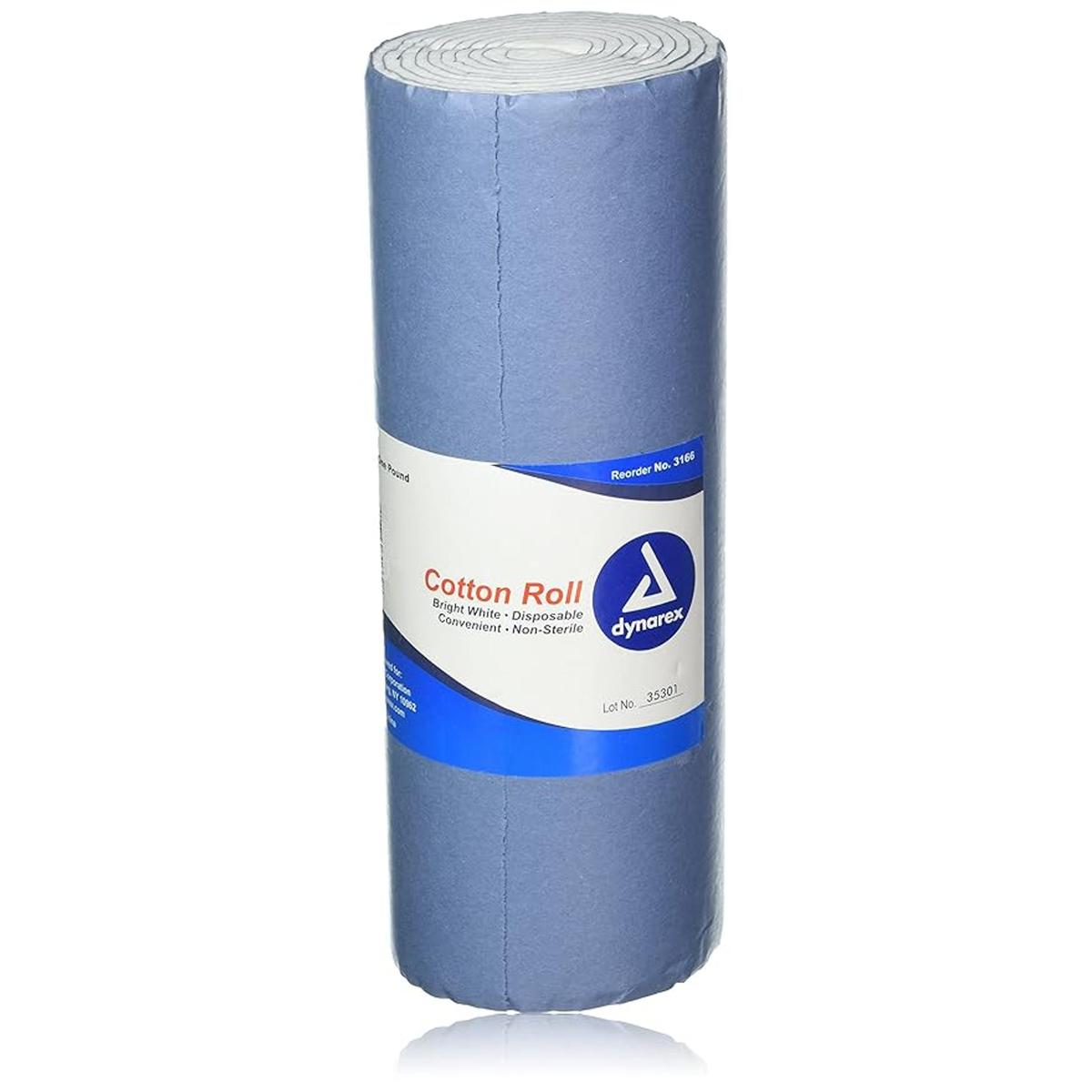 Dynarex Rollo de algodón no estéril 12 x 56 pulgadas 1