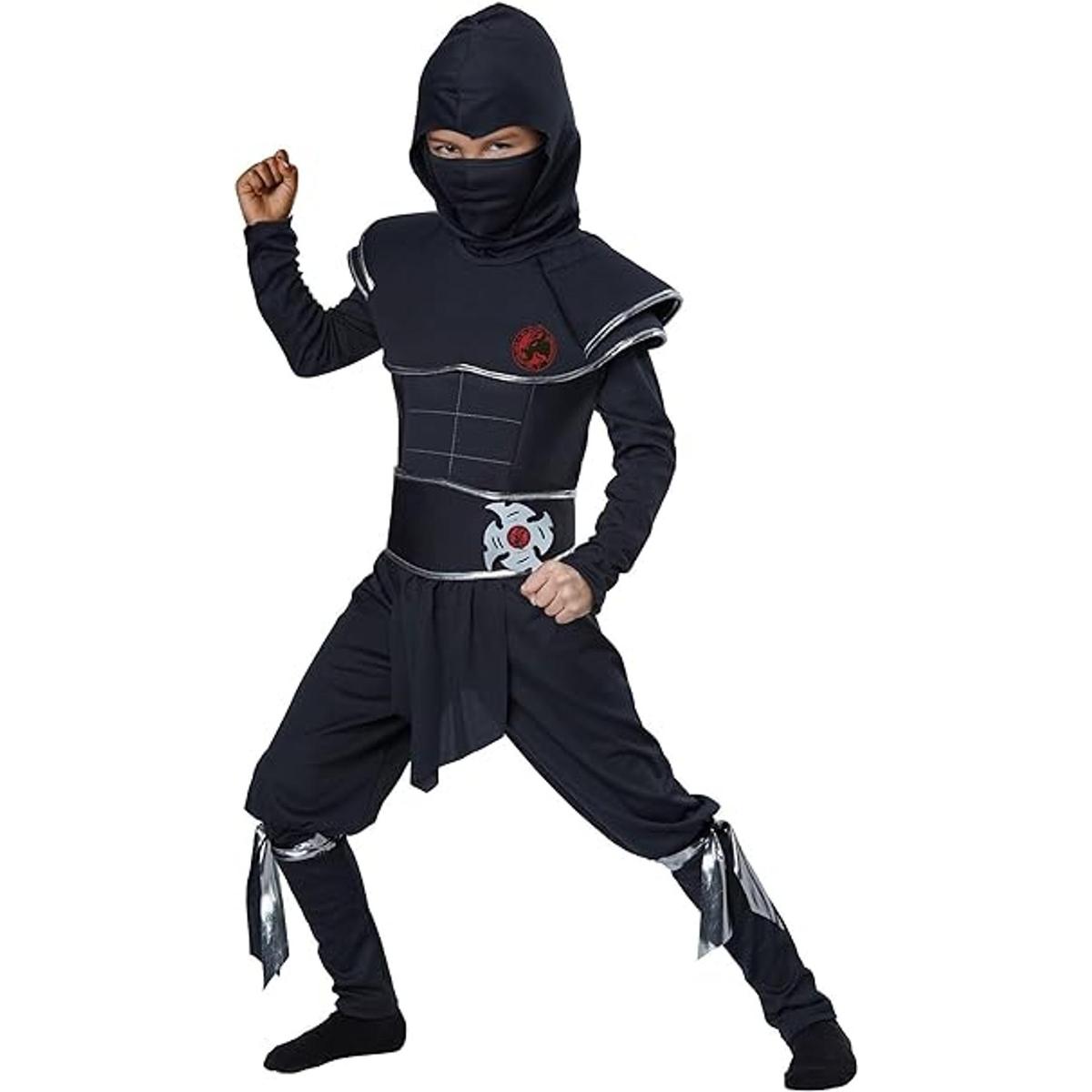 Disfraz de guerrero Ninja para niños talla L