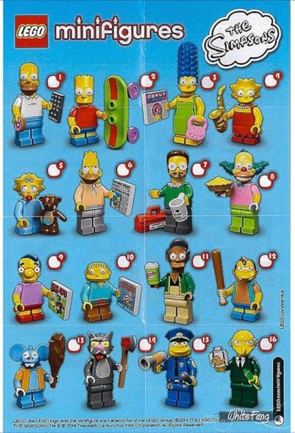 Minifiguras serie Los Simpsons personaje Krusty el payaso_2