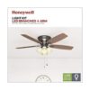 Honeywell Glen Alden Ventilador de techo de 52 pulgadas