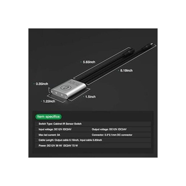 Sensky BS011 sensor infrarrojo con apagador para_2
