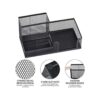 Comix Black Pen Holder Mesh Office Supplies Accessories_2