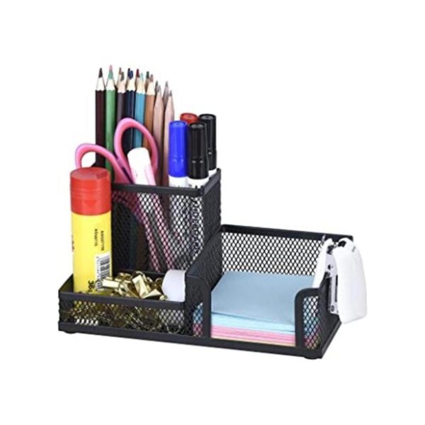 Comix Black Pen Holder Mesh Office Supplies Accessories_1