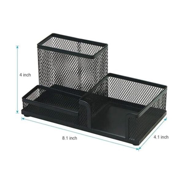Comix Black Pen Holder Mesh Office Supplies Accessories_3
