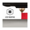 HATCHBOX 3D PLA1KG1.75TRED PLA 3D Filamento de impresora_5