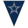 Amscan Dallas Cowboys Banner 1 pieza 12 pulgadas color_1