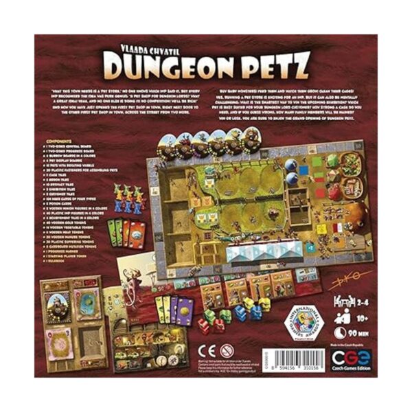 Dungeon Petz Juego de mesa versión en inglés_3