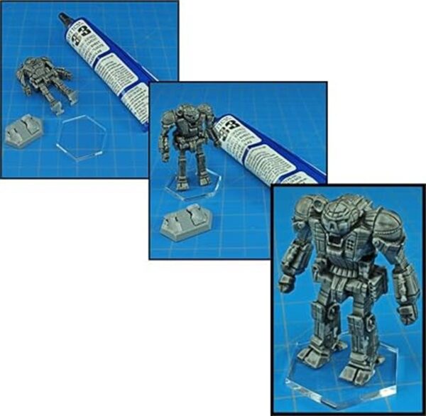 LITKO Bases en miniatura transparentes de 0.059 in_3