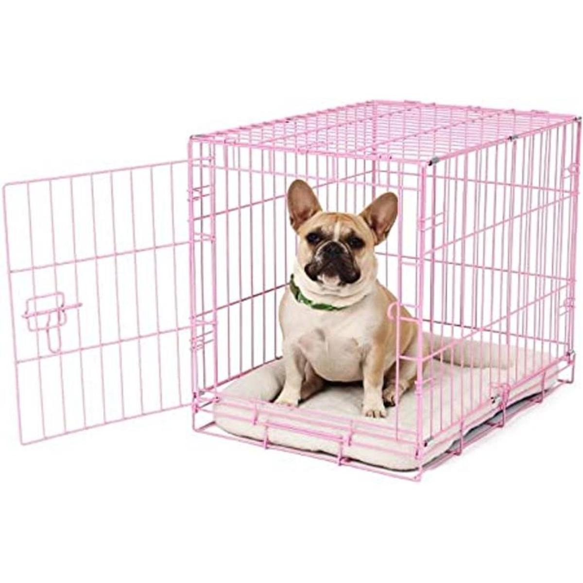 Carlson Jaula de metal segura y compacta para perros de