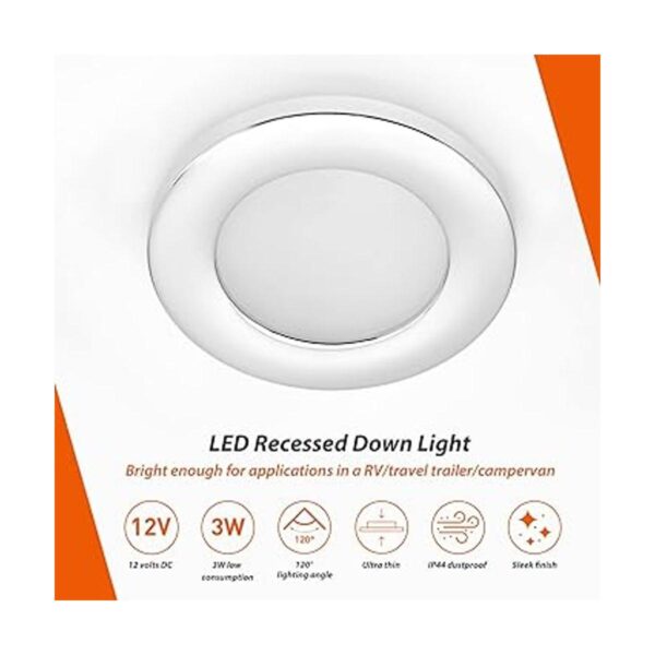 Dream Lighting luz LED empotrada para techo de 3.5 vatios_3