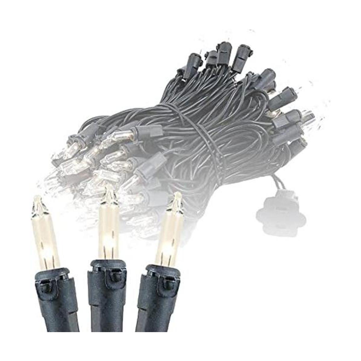 Novelty Lights set de 100 luces navideñas transparentes de