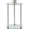 Convenience Concepts Designs2Go Mesa auxiliar redonda de_4
