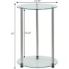 Convenience Concepts Designs2Go Mesa auxiliar redonda de_3