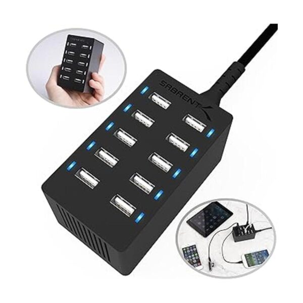 SABRENT Cargador rápido USB de escritorio de tamaño_2