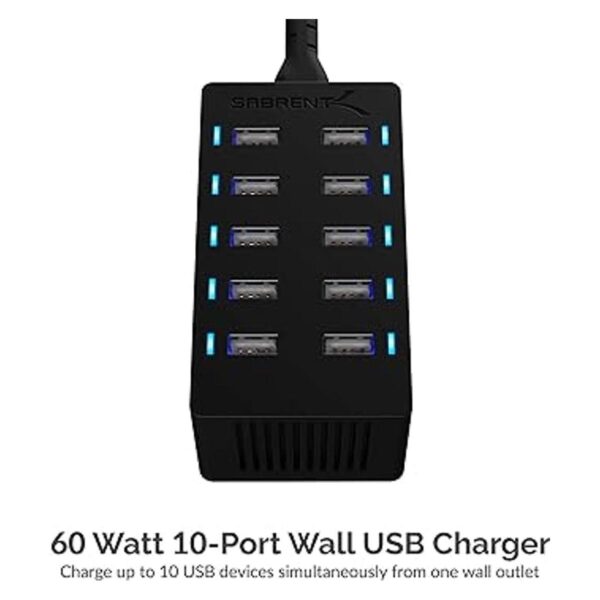 SABRENT Cargador rápido USB de escritorio de tamaño_3