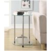 Convenience Concepts Designs2Go Mesa auxiliar redonda de_2