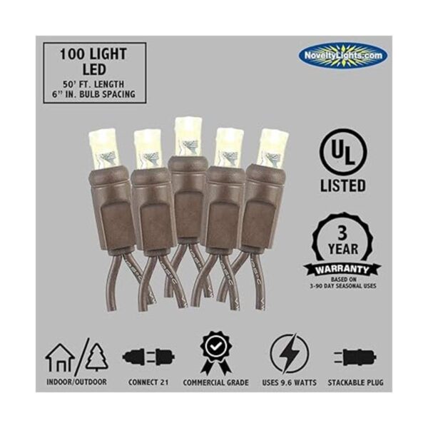 Novelty Lights Cadena de luces LED de Navidad de color_6