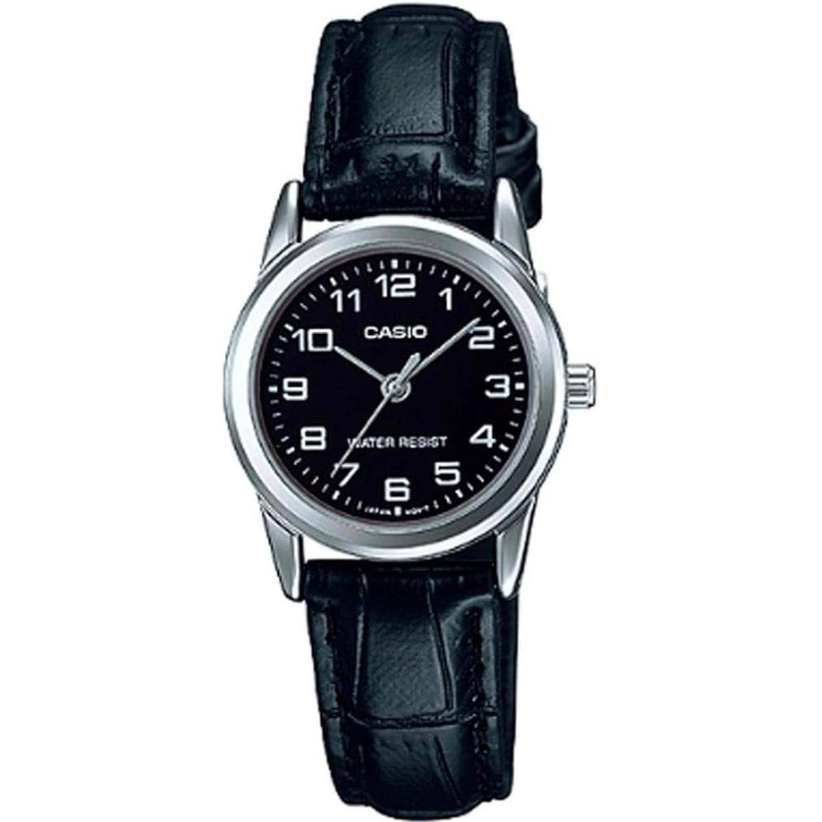 Reloj de cuarzo japonés con correa de piel de