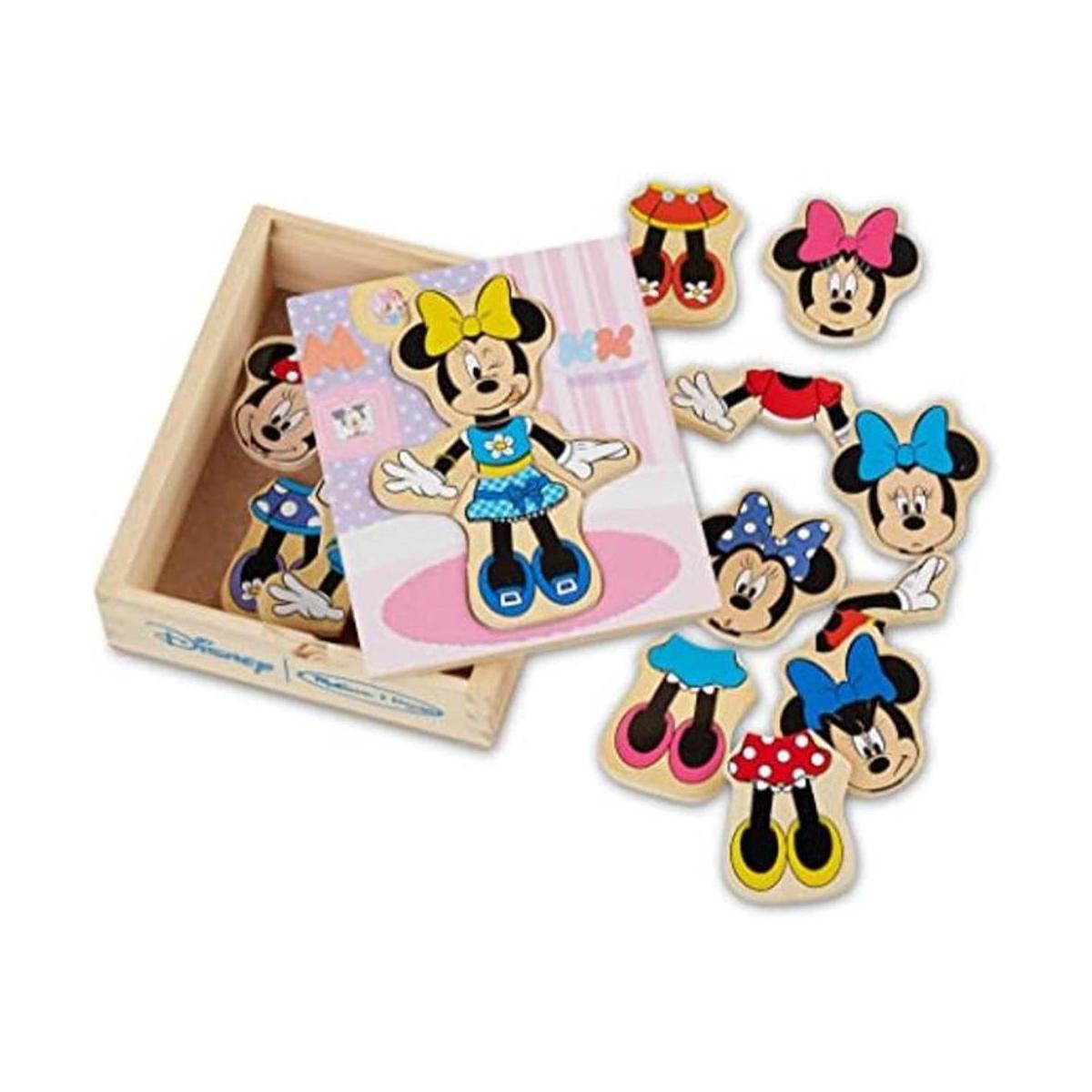 Set de madera Mix and Match para vestir personajes Minnie