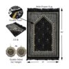 Amplia Turco Prayer Alfombra Plush Velvet janamaz_2