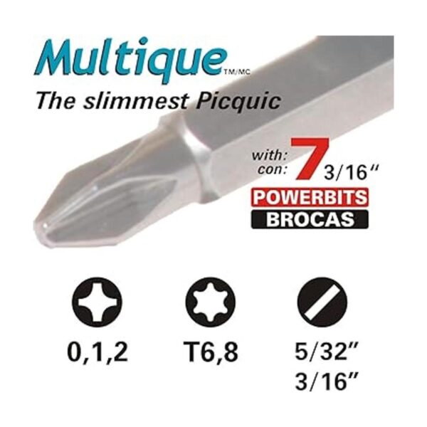 Picquic 88562 Carded Combo Pack with Sixpac Plus Multique