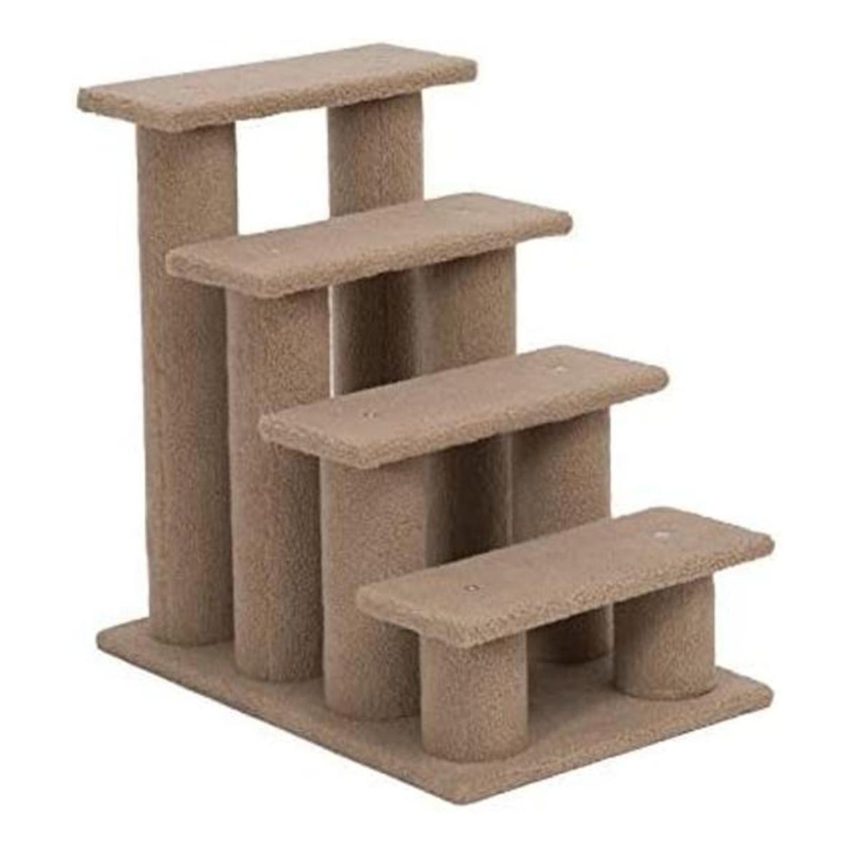 PawHut Escaleras para mascotas de 25 pulgadas de 4 niveles