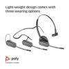 Plantronics Auriculares inalámbricos DECT CS540 Poly_4