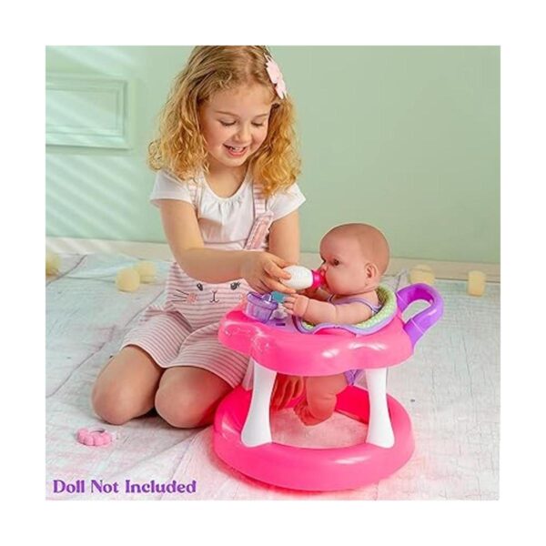 JC Toys Cuna mecedora y accesorios para muñeca perfectos_2