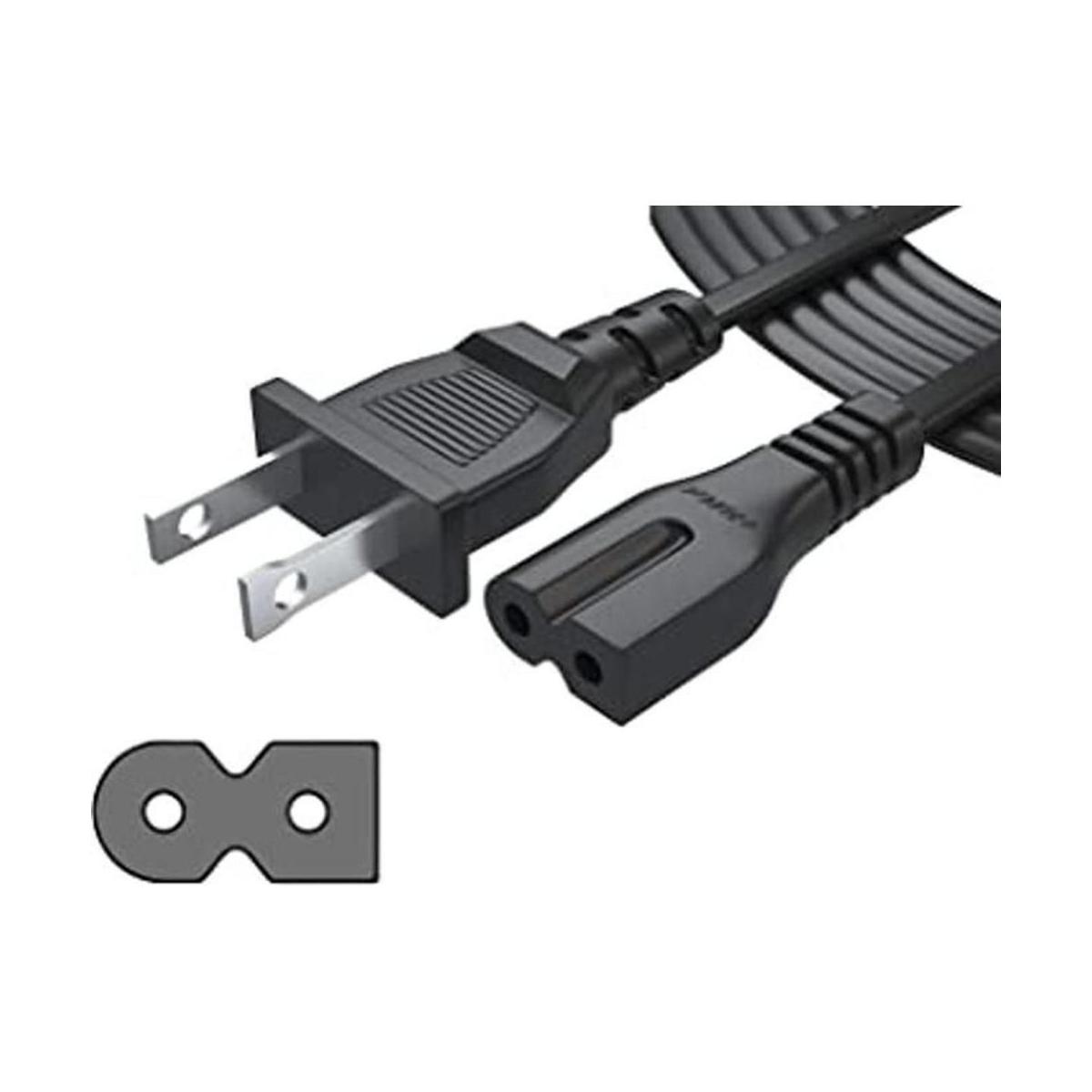 Pwr Cable de alimentación polarizada extra largo de 12