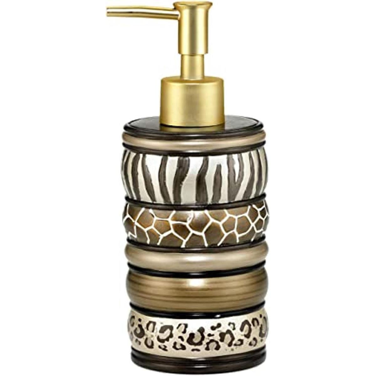Popular Bath Safari Stripes Lotion Pump Chocolate
