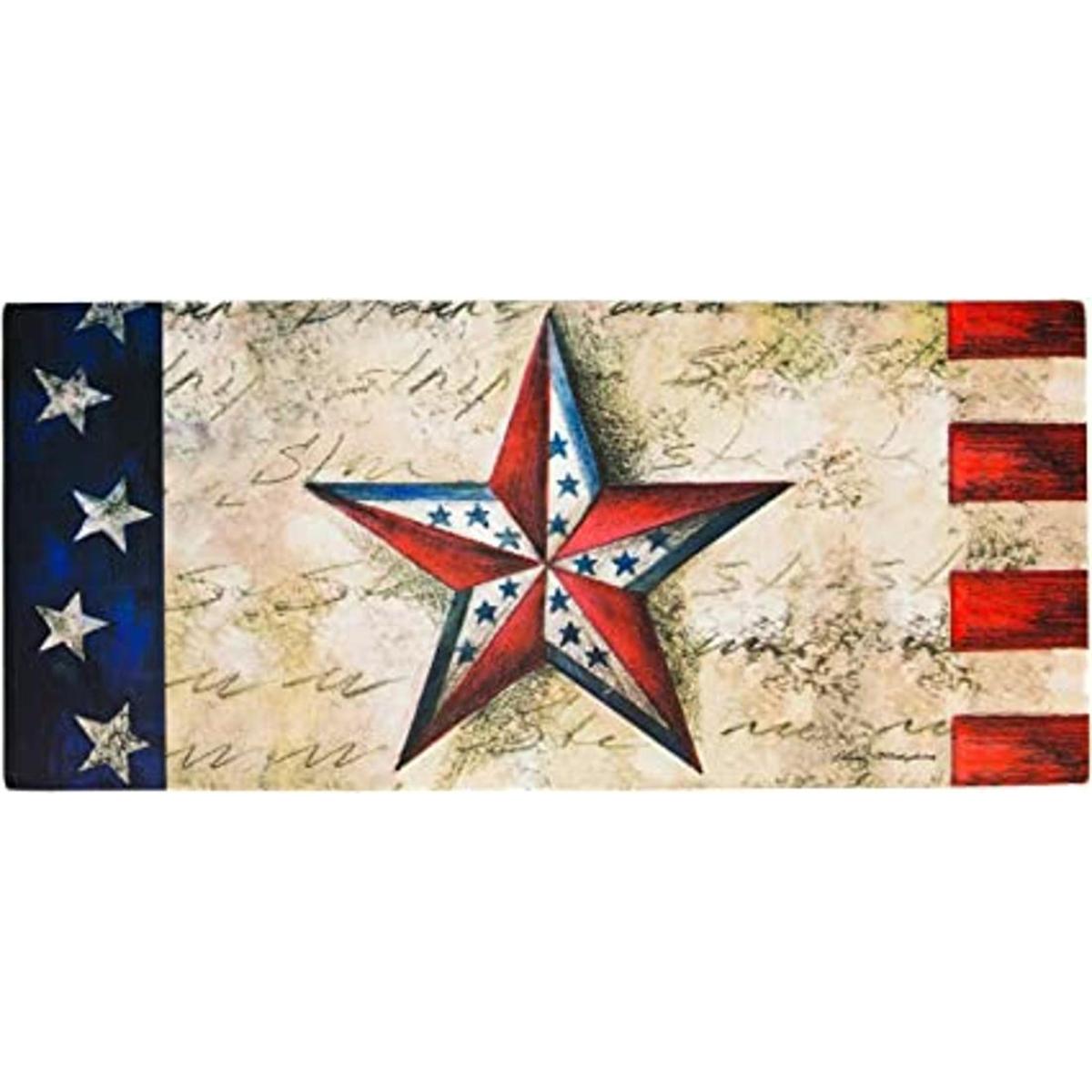Evergreen Sassafras Stars on Star Tapete de entrada