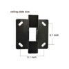 Henxlco Soporte universal para proyector de pared o techo_4