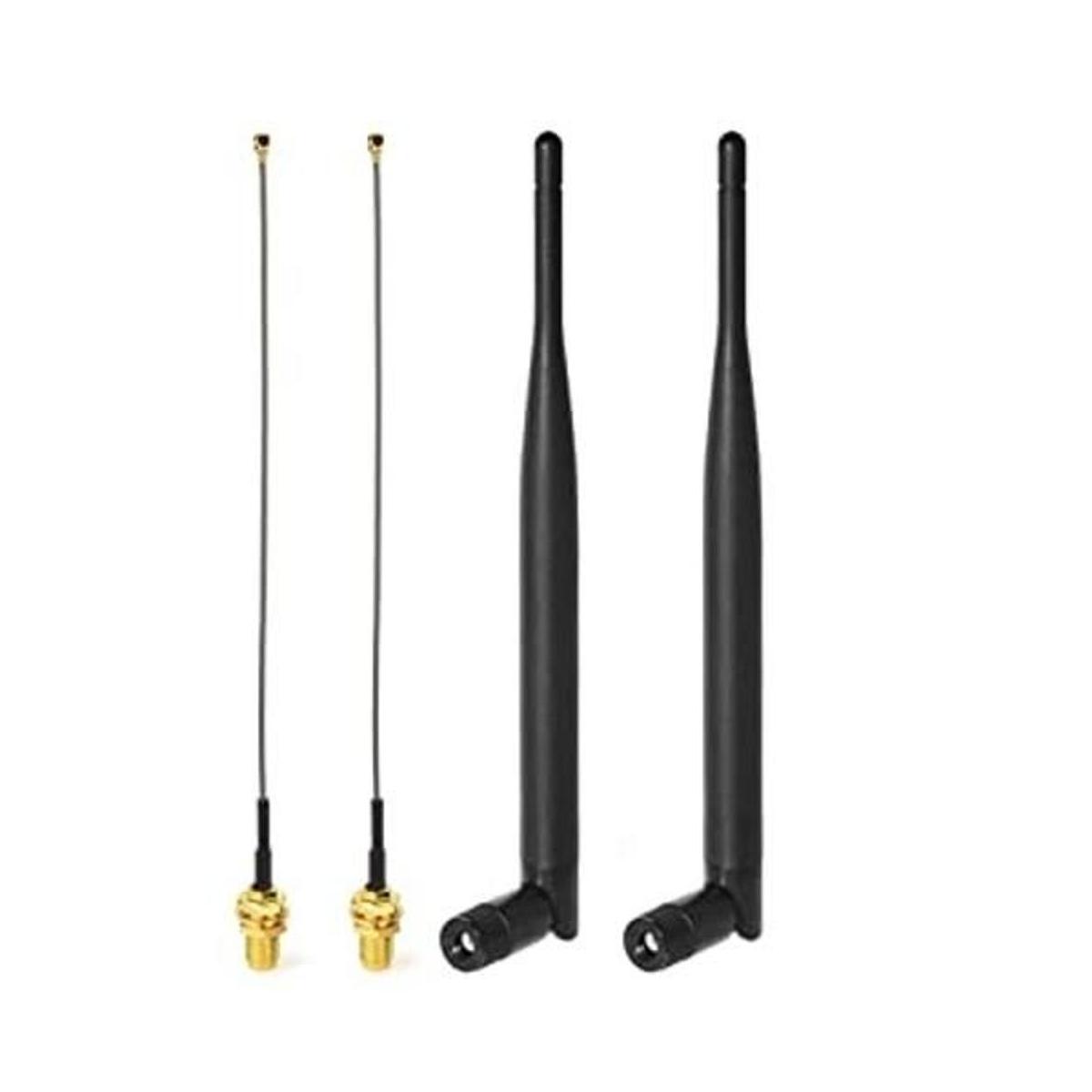Bingfu Antena WiFi de doble banda de 24 GHz 5 GHz 58 GHz