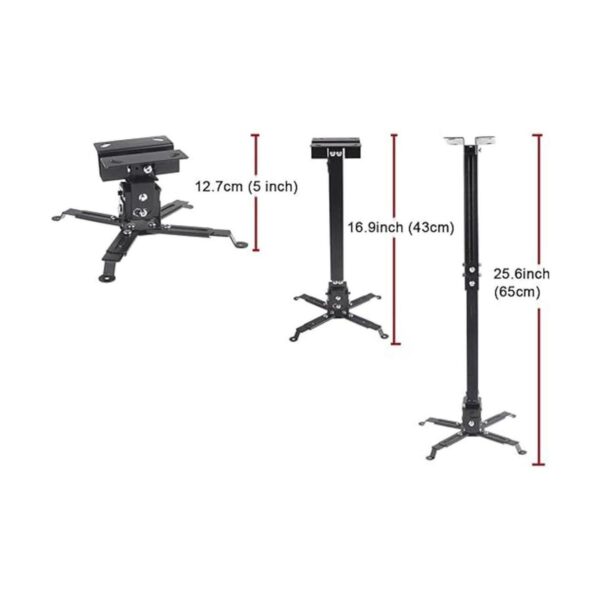 Henxlco Soporte universal para proyector de pared o techo_2