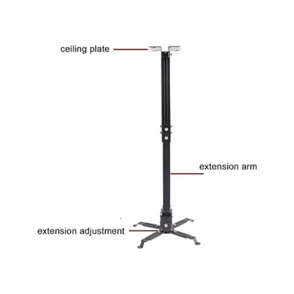 Henxlco Soporte universal para proyector de pared o techo_3